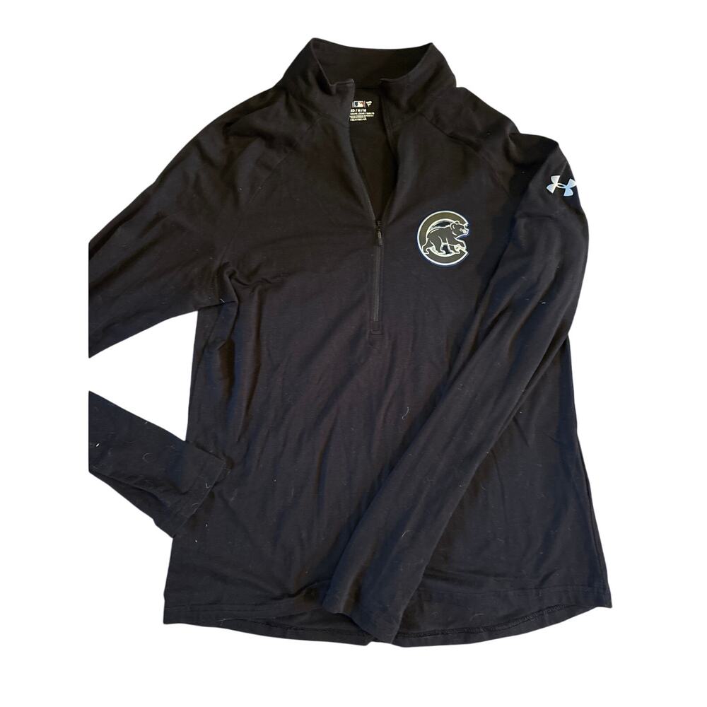UNDER ARMOUR, Chicago Cubs, 1/2 zip sweatshirt - Medium